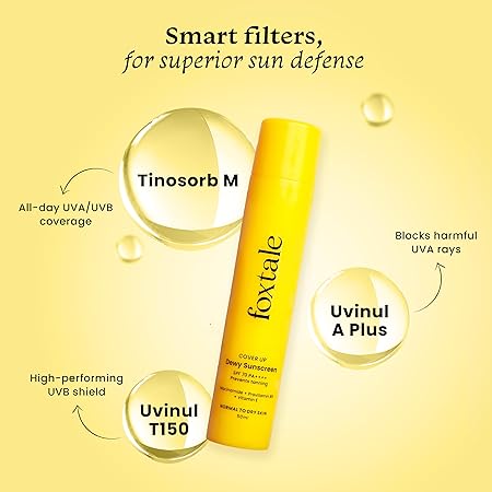 Foxtale SPF 70 Niacinamide Dewy Sunscreen with PA++++